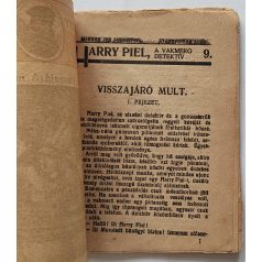   Harry Piel a vakmerő detektív 8. füzet - Visszajáró múlt