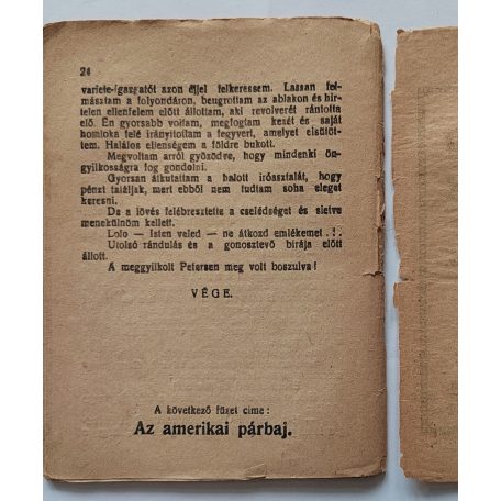 Harry Piel a vakmerő detektív 8. füzet - Visszajáró múlt