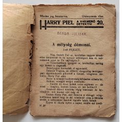   Harry Piel a vakmerő detektív 20. füzet - A mélység démonai