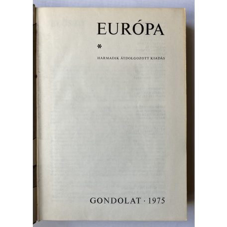 Balogh Béla András: Európa 1-2.