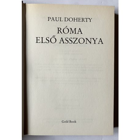 Paul Doherty: Róma első asszonya - Gyilkosság és cselszövés az ókori Rómában