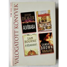   Deaver-Pezzelli-Bourne-Brown: Válogatott könyvek - Alvóbaba, Francesca konyhája, A végakarat, Túszejtés 