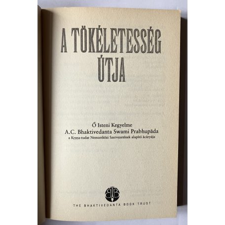 Bhaktivedanta: A tökéletesség útja 