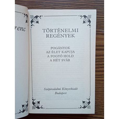 Herczeg Ferenc: Történelmi regények