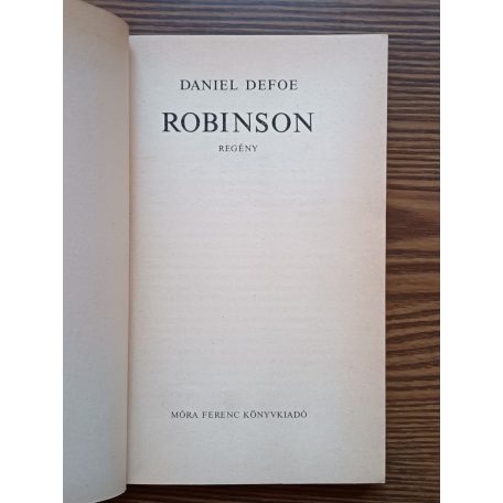 Daniel Defoe: Robinson 