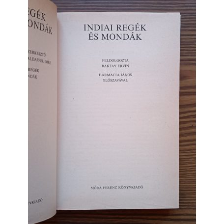 Baktay Ervin (szerk.): Indiai regék és mondák