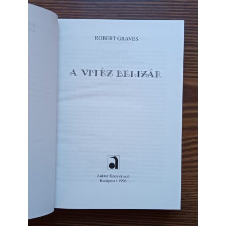 Robert Graves: A vitéz Belizár 