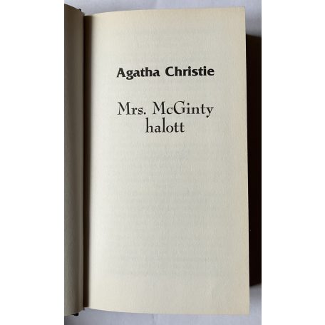 Agatha Christie: Mrs. McGinty halott