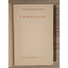 Simone de Beauvoir:  A kor hatalma