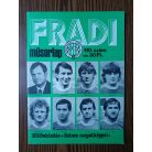 Nagy Béla (szerk.): Fradi műsorlap 1983. 110. szám