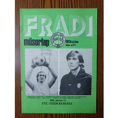 Nagy Béla (szerk.): Fradi műsorlap 1982. 80. szám
