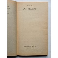 Alekszadr Szergejevics Puskin: Anyegin
