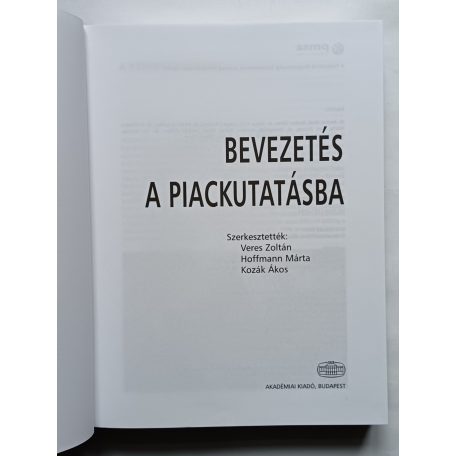 Veres Zoltán-Hoffmann Márta-Kozák Ákos: Bevezetés a piackutatásba