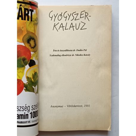 Dudits Pál, Dr.: Gyógyszerkalauz