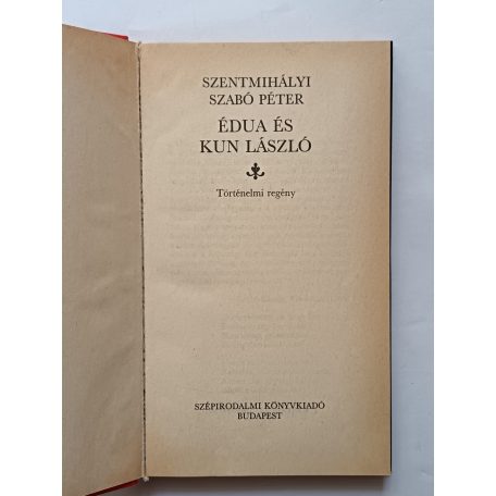 Szentmihályi Szabó Péter: Édua és Kun László