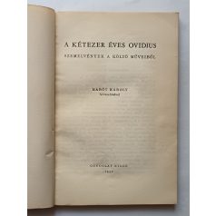 Publius Ovidius Naso: A kétezer éves Ovidius