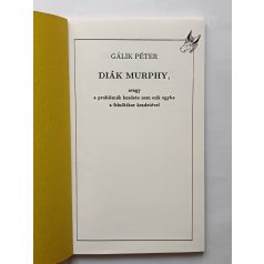 Gálik Péter: Diák Murphy