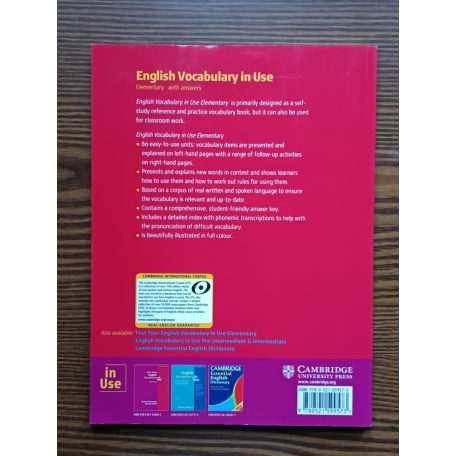 Michael McCarthy, Felicity O'Dell: English vocabulary in use (elementary)