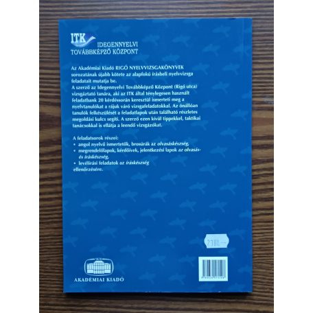 Dezsényi István: Az alapfokú írásbeli nyelvizsga - Angol alapfok