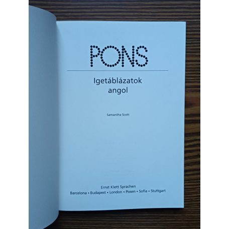 Samantha Scott: PONS - Igetáblázatok - Angol