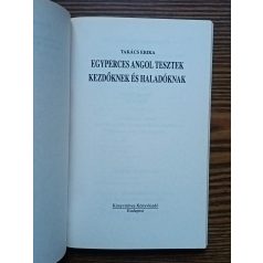   Takács Erika: Egyperces angol tesztek - Kezdőknek és haladóknak
