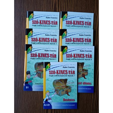 Bujdos Franciska: Szó-kincs-tár - Angol szókincsfejlesztő füzetek 1-7.
