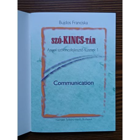 Bujdos Franciska: Szó-kincs-tár - Angol szókincsfejlesztő füzetek 1-7.