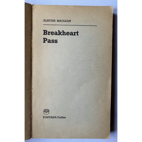 Alistair Maclean: Breakheart Pass