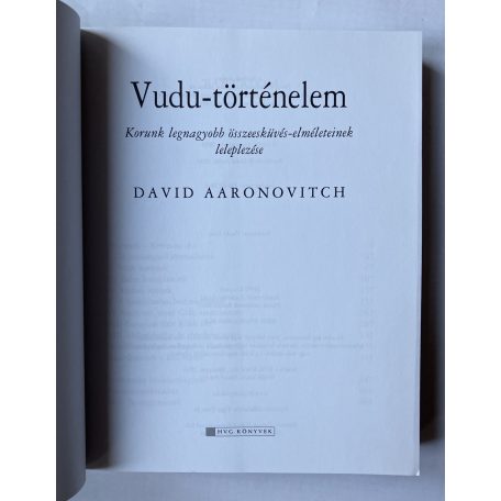David Aaronovitch: Vudu-történelem