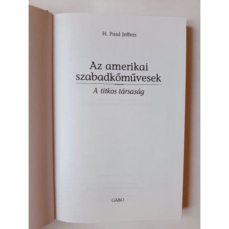 H. Paul Jeffers: Az amerikai szabadkőművesek