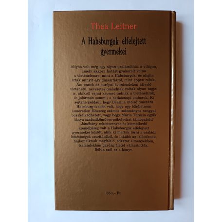 Thea Leitner: A Habsburgok elfelejtett gyermekei