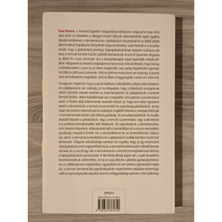 Dani Rodrik: A globalizáció paradoxona -  A demokrácia és a világgazdaság jövője