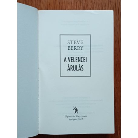 Steve Berry: A velencei árulás