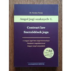 Kovács Tímea, Dr.: Angol jogi szaknyelv I.