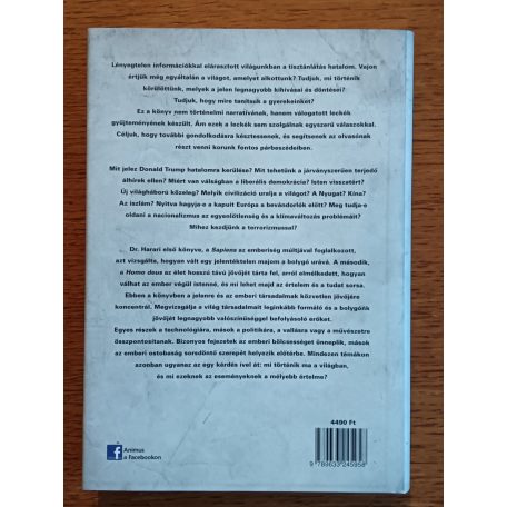 Yuval Noah Harari: 21 lecke a 21. századra