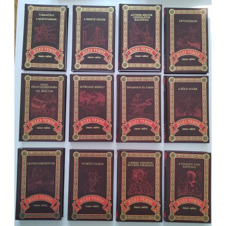 Jules Verne összes művei 1-80. Unikornis kiadó (teljes sor, olvasatlan, gyüjtői állapot)