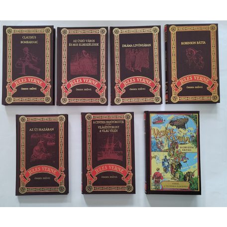 Jules Verne összes művei 1-80. Unikornis kiadó (teljes sor, olvasatlan, gyüjtői állapot)