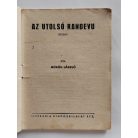 Görög László: Az utolsó randevú (Világvárosi Regények 324.)