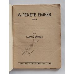   Faragó Sándor: A fekete ember (Világvárosi Regények 330.)