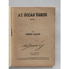   György László: Az óceán tigrise (Világvárosi Regények 341.)