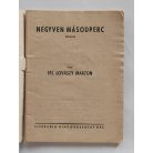 Ifj. Lovászy Márton: Negyven másodperc (Világvárosi Regények 426.)