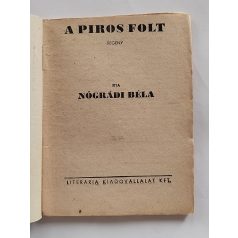 Nógrádi Béla: A piros folt (Világvárosi regények 580.)