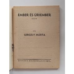   Gergely Márta: Ember és úriember (Világvárosi regények 616.)