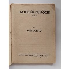   Tabi László: Hajek úr bűnözik (Világvárosi regények 648.)