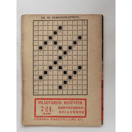 Székely Tibor: Kitűnő bizonyítvány (Világvárosi regények 721.)