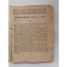   Bátkai József: Dráma az erdőn (Világvárosi regények 725.)