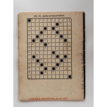 Szabó Jenő: A lázadó asszony (Világvárosi regények 728.)