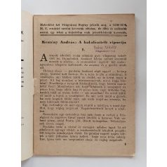   Kemény András: A halálraítélt riportja (Világvárosi regények 767.)