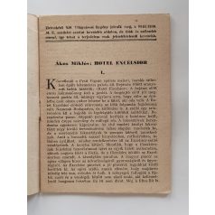   Ákos Miklós: Hotel Excelsior (Világvárosi regények 795.)