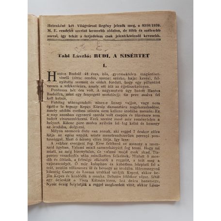 Tabi László: Rudi, a kísértet (Világvárosi regények 814.)